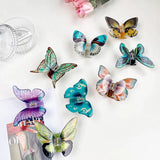 Acrylic Butterfly Hair Claw Clip Barrette Hair Accessories