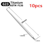 10pcs G23 Titanium Body Piercing Tool Jewelry Puncture Needle