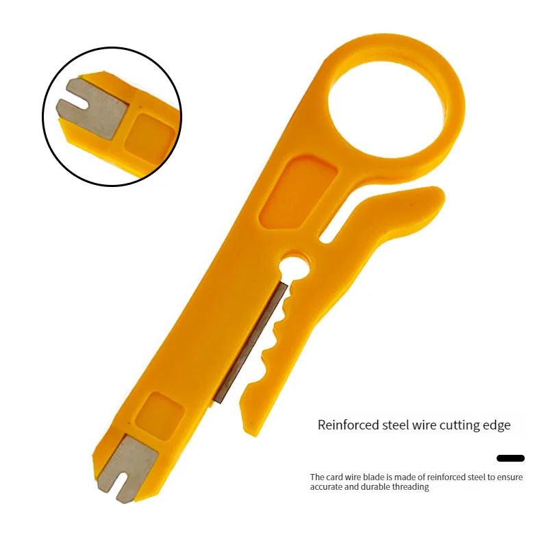RJ45 Crimper Pliers Wire Stripper Cable Stripping Tool
