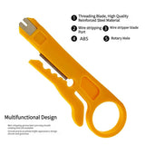 RJ45 Crimper Pliers Wire Stripper Cable Stripping Tool