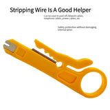 RJ45 Crimper Pliers Wire Stripper Cable Stripping Tool