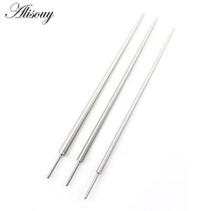 10PCS Stainless Steel Easy Insertion Pin Taper for Piercing Jewelry