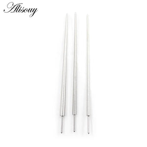 10PCS Stainless Steel Easy Insertion Pin Taper for Piercing Jewelry