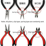 DIY Jewelry Tool Set with Pliers, Glue Storage Box, Scissors, Needles