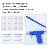 Professional Ear Punching Tool Set Ear Punching Gun Painless Ear Piercer
