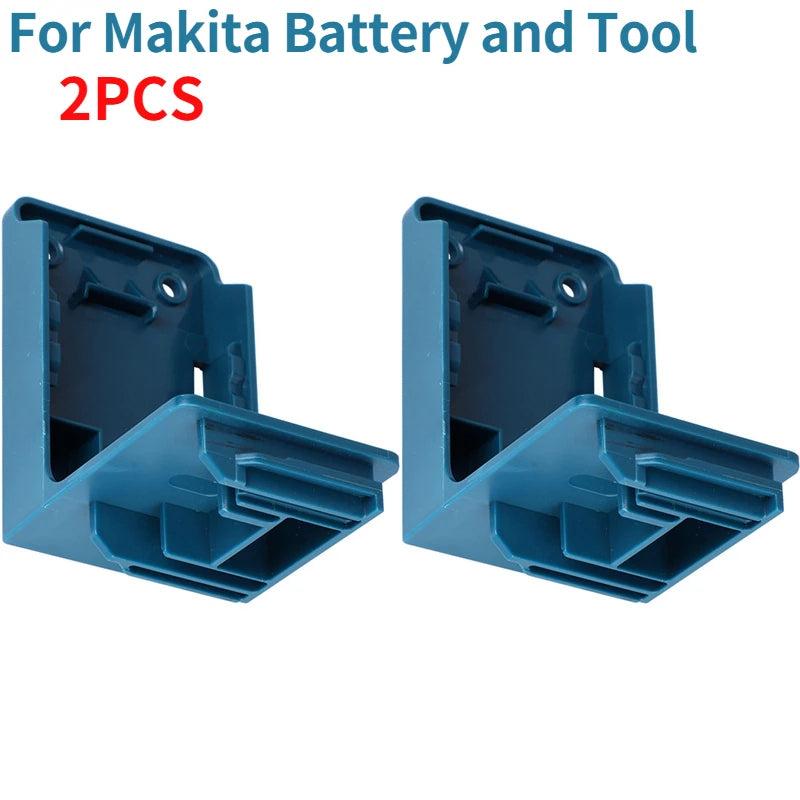 2-in-1 Power Tool Stand for Makita/DEWALT/Milwaukee M&18 18V Tool Storage Rack
