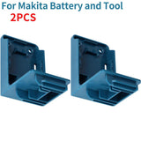 2-in-1 Power Tool Stand for Makita/DEWALT/Milwaukee M&18 18V Tool Storage Rack