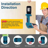 2-in-1 Power Tool Stand for Makita/DEWALT/Milwaukee M&18 18V Tool Storage Rack