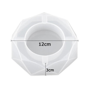 Silicone Mold Ashtray Resin DIY Craft Heart Square Mold
