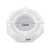 Silicone Mold Ashtray Resin DIY Craft Heart Square Mold