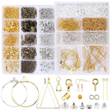 Jewelry Findings Tools Set Earring Hooks Lobster Clasp Open Jump Ring