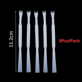 5pcs Reusable Silicone Resin Spoon for Epoxy Liquid Powder UV Filler