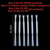 5pcs Reusable Silicone Resin Spoon for Epoxy Liquid Powder UV Filler