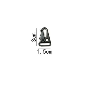 Hawkbill Carabiner Buckle Nylon Webbing Belt Key Chain Bag Hook