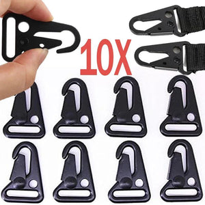 Hawkbill Carabiner Buckle Nylon Webbing Belt Key Chain Bag Hook