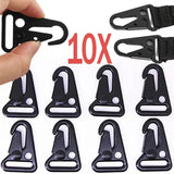 Hawkbill Carabiner Buckle Nylon Webbing Belt Key Chain Bag Hook