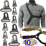 Hawkbill Carabiner Buckle Nylon Webbing Belt Key Chain Bag Hook