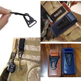 Hawkbill Carabiner Buckle Nylon Webbing Belt Key Chain Bag Hook