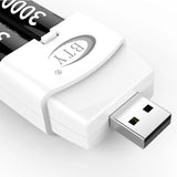 2 Slot USB Charger For AA / AAA Batteries 1.2V