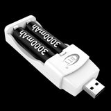 2 Slot USB Charger For AA / AAA Batteries 1.2V