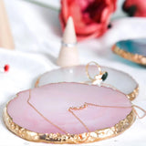 Resin Agate Photo Display Board for Cosmetics and Jewelry