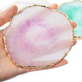 Resin Agate Photo Display Board for Cosmetics and Jewelry