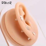 Soft Silicone Ear Model For Jewelry Display 1:1 Human Ear Model Simulation