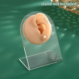 Soft Silicone Ear Model For Jewelry Display 1:1 Human Ear Model Simulation