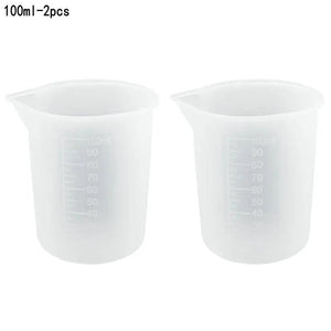 Epoxy Resin Tools Silicone Pad Measuring Cups Disposable Stirring Stick Gloves