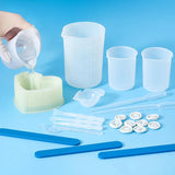Epoxy Resin Tools Silicone Pad Measuring Cups Disposable Stirring Stick Gloves