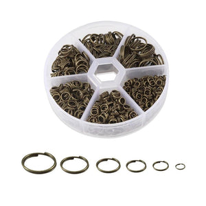 Double Loop Split Rings Connectors for DIY Jewelry Making