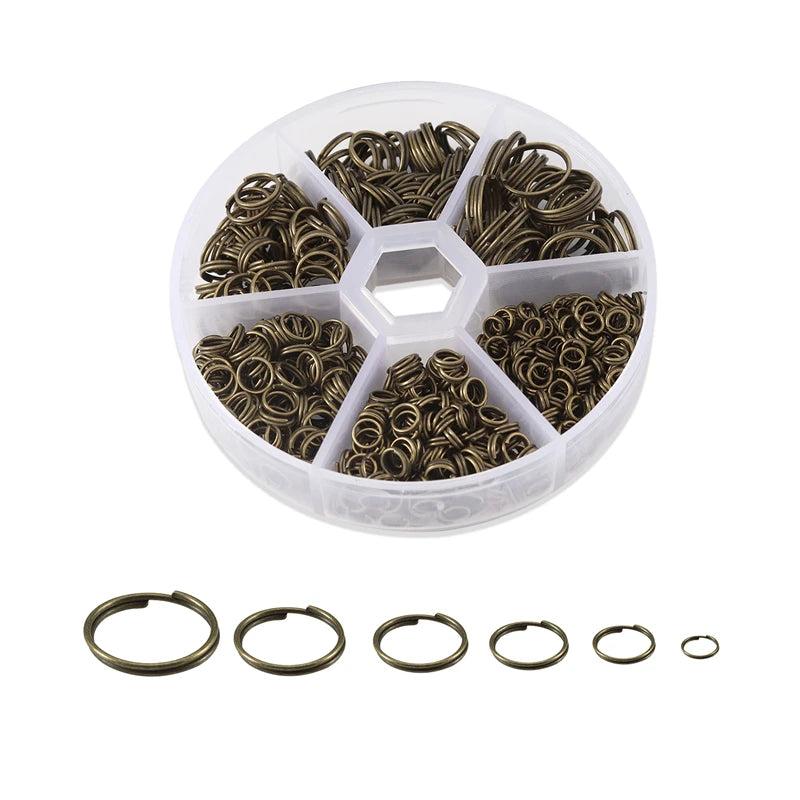 Double Loop Split Rings Connectors for DIY Jewelry Making