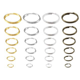 Double Loop Split Rings Connectors for DIY Jewelry Making