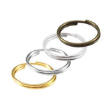 Double Loop Split Rings Connectors for DIY Jewelry Making