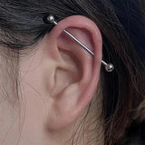 38 Pcs Body Piercing Kit with Needles & Jewelry for Ear Lip Belly Tongue