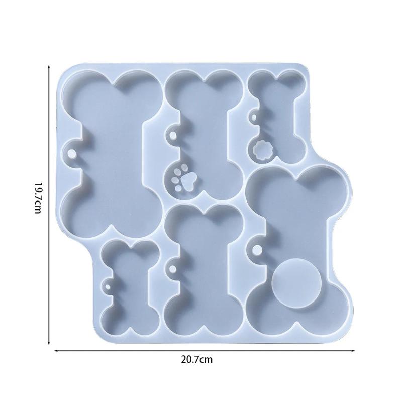 Dog Cat Tag Silicone Mold for Epoxy Resin Crafts