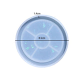Holographic Light-Shadow Coaster Silicone Molds for Epoxy Resin Table Decor