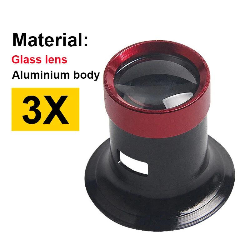 Portable Monocular Magnifying Glass Loupe Lens for Watch Repair