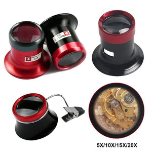 Portable Monocular Magnifying Glass Loupe Lens for Watch Repair