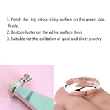 20 Silver Polishing Sticks Double-Sided Cleaning Bars for Jewelry