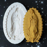 European Virgin Mary Silicone Mold Cake Chocolate Candy DIY Decoration