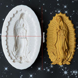 European Virgin Mary Silicone Mold Cake Chocolate Candy DIY Decoration