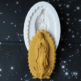 European Virgin Mary Silicone Mold Cake Chocolate Candy DIY Decoration