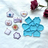 Dog Bone Pendant Silicone Mould DIY Crystal Keychain Resin Mold
