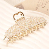 Pearl Rhinestone Metal Hair Claw Hair Clip Hairpin for Women Hair Accessories