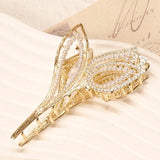 Pearl Rhinestone Metal Hair Claw Hair Clip Hairpin for Women Hair Accessories