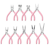 Pink Sharp Nose Jewelry Clips Multi-functional Round Clips Mini Jewelry Tool