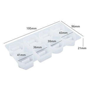 DIY Ring Holder Crystal Epoxy Resin Mold Round Silicone Mold