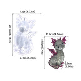F19D Flying Dragon Silicone Molds for DIY Crafts