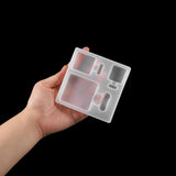 Crystal Silicone Perfume Bottle Mold for DIY Resin Jewelry Making